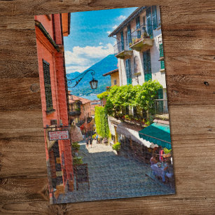 Bellagio old town center Lake Como Italy Jigsaw Puzzle