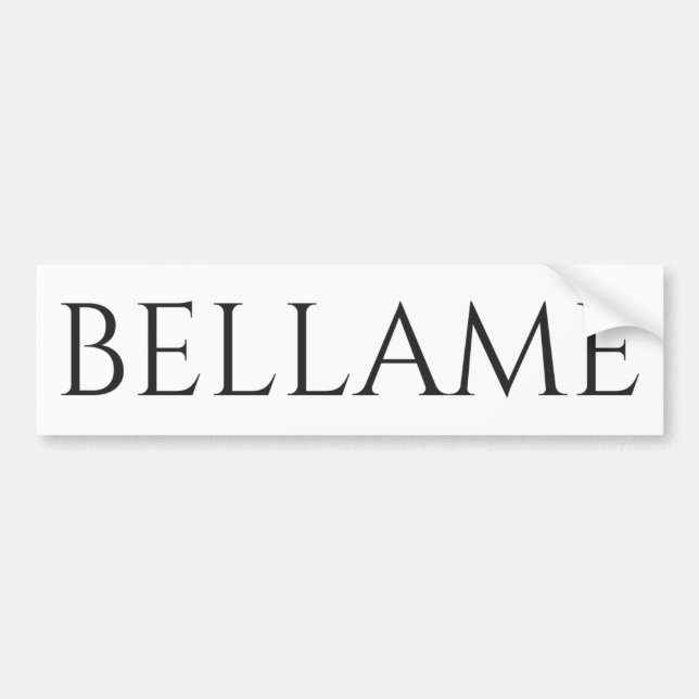 Bellame Bumper Sticker (Front)