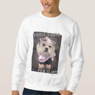 Bella's Giggle Giggle Paw Clap Sweatshirt
