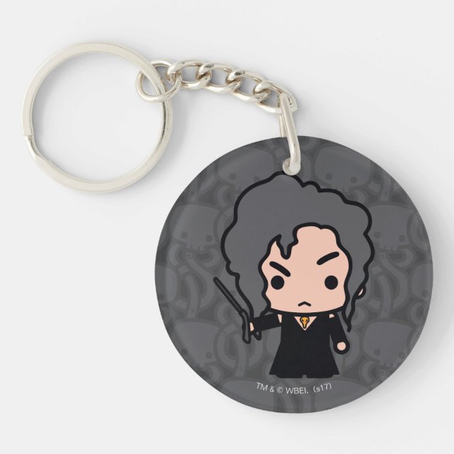 Bellatrix Cartoon Character Art Key Ring (Front)
