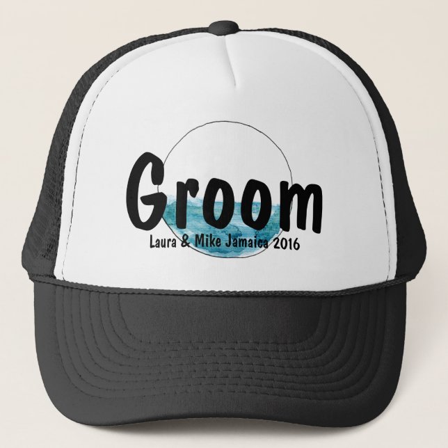 Bellboy circle trucker hat (Front)
