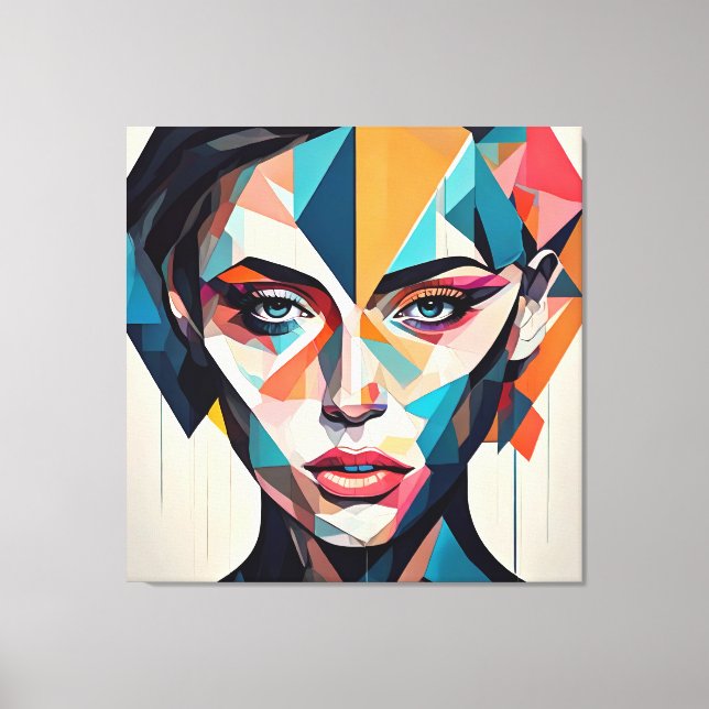 Belle | abstract | Stretched Canvas Print (Front)
