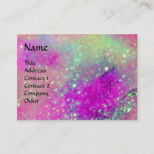 BELLE EPOQUE / LADIES WITH COLORFUL FEATHERS BUSINESS CARD