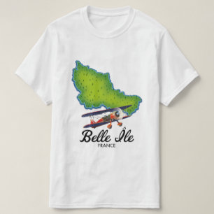 Belle Île French travel poster T-Shirt