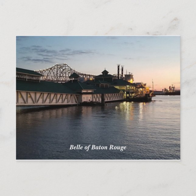 Belle of Baton Rouge Post Card (Front)