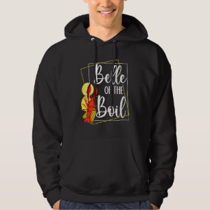 Belle of the Boil Seafood Crawfish Boil Lover Frog Hoodie