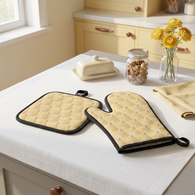 Belle Oven Mitt & Pot Holder Set (Creator Uploaded)