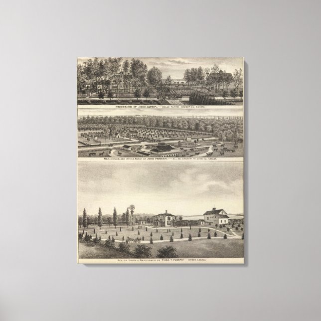 Belle Plaine, Kansas Canvas Print (Front)