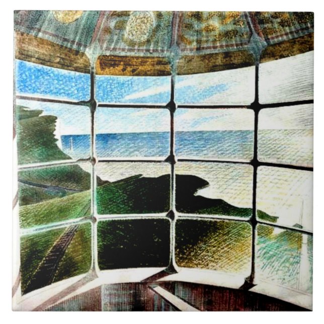 Belle Tout Lighthouse Beachy Head Tile (Front)