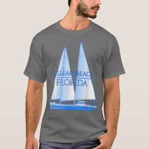 Belleair Beach Florida Coastal Nautical Sailing Sa T-Shirt