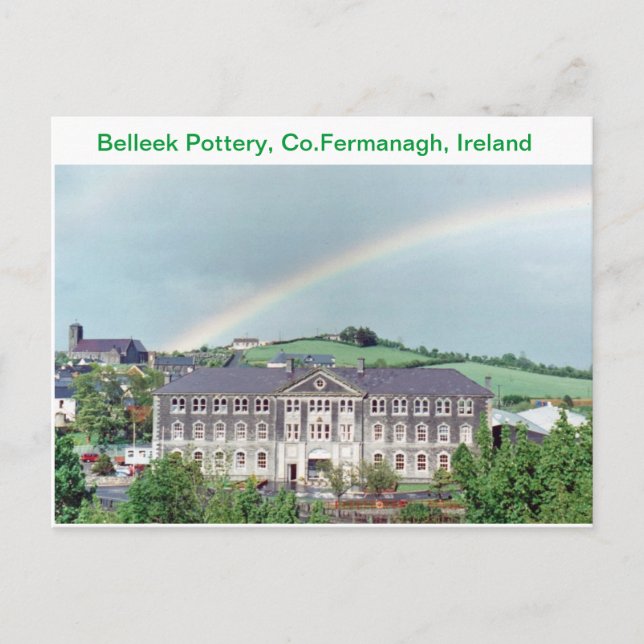 Belleek Pottery, Belleek ,Co.Fermanagh, Ireland Postcard (Front)