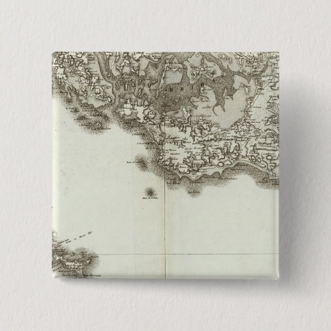 BelleIsle 15 Cm Square Badge (Front)