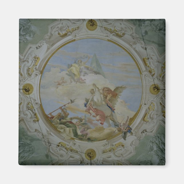 Bellerophon Riding Pegasus, c.1746-47 (fresco) Magnet (Front)
