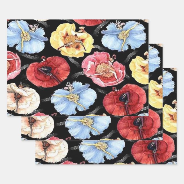 Belles Cancan Wrapping Paper Sheet (Set)