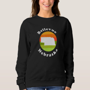 Bellevue Nebraska Outdoors Sunrise NE Souvenir Sweatshirt