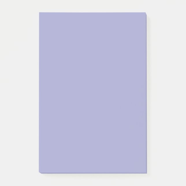 Bellflower Blue Contemporary Matching Colour Post-it Notes (Front)