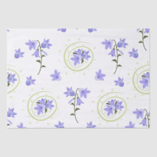 Bellflower seamless pattern tissue paper
