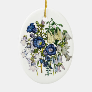 Bellflowers Ceramic Tree Decoration