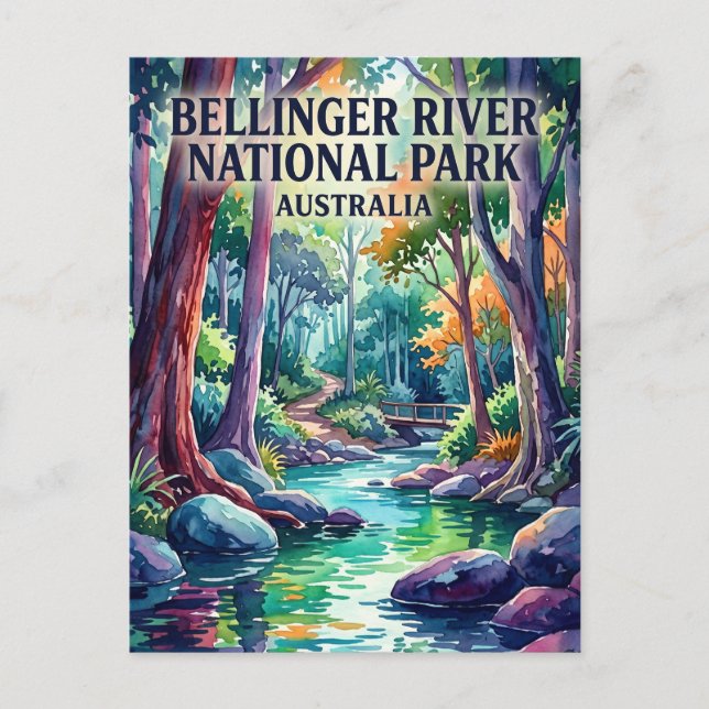 Bellinger River National Park Australia Postcard (Front)