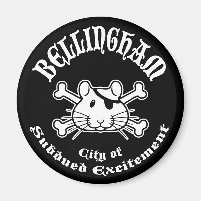 Bellingham Pirate Magnet (Front)