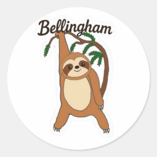 Bellingham Sloth in Tree Sticker