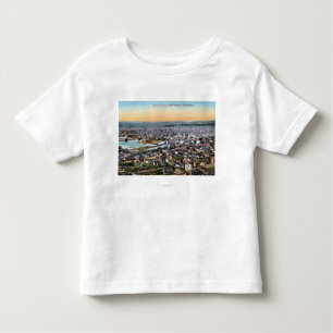 Bellingham, Washington - Aerial of City Toddler T-Shirt