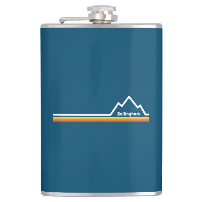 Bellingham, Washington Hip Flask (Front)