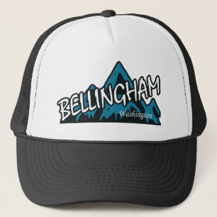 Bellingham Washington Mountains Trucker Hat