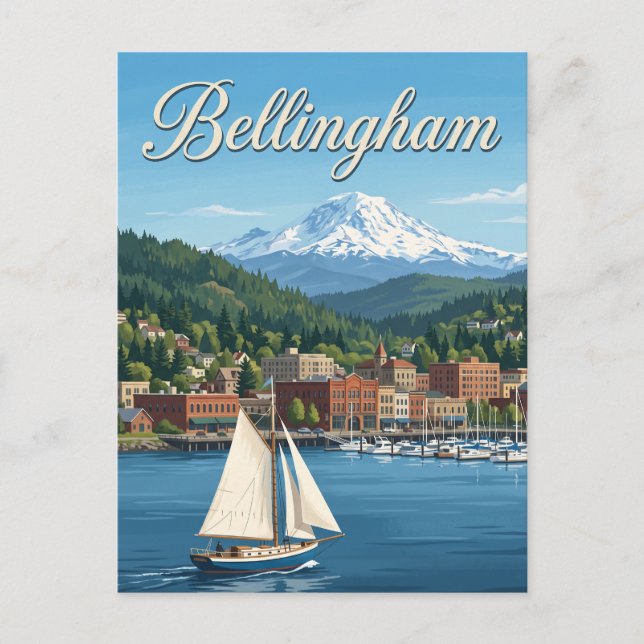 Bellingham, Washington Postcard (Front)