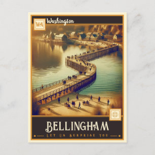 Bellingham, Washington  Vintage Postcard