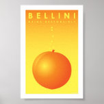 Bellini (4" x 6" Card) Poster<br><div class="desc">Prosecco & peach</div>
