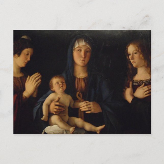 Bellini Madonna in Venice Postcard (Front)