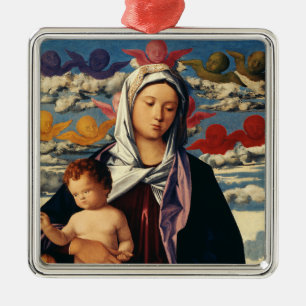 Bellini’s Virgin and Child High-Fidelity Fine Art Metal Tree Decoration
