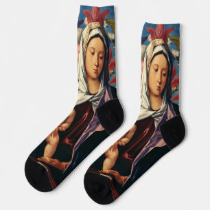 Bellini’s Virgin and Child High-Fidelity Fine Art Socks