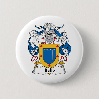 Bello Family Crest 6 Cm Round Badge