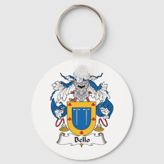 Bello Family Crest Key Ring