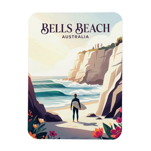 Bells Beach Australia Magnet (Vertical)