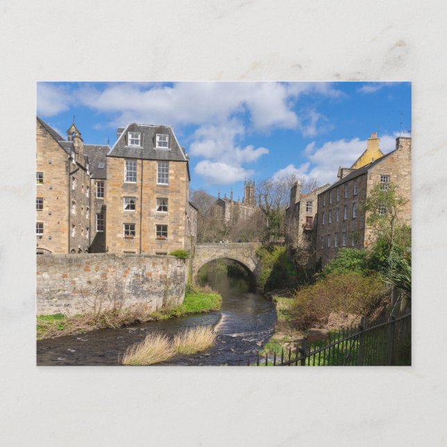 Bells Brae bridge in Dean Village, Edinburgh Postcard (Front)