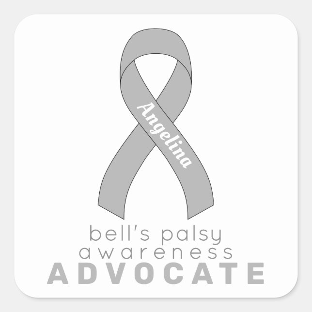 Bell's Palsy Advocate White Square Sticker (Front)