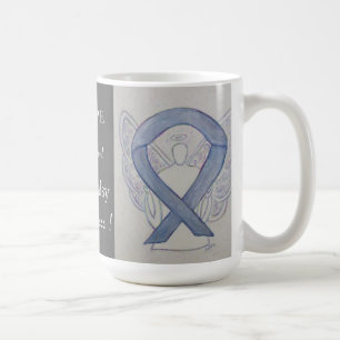 Bell's Palsy Awareness Ribbon Angel Custom Mug