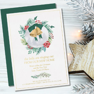 Bells Ringing Out Christmas Wreath New Home Foil H