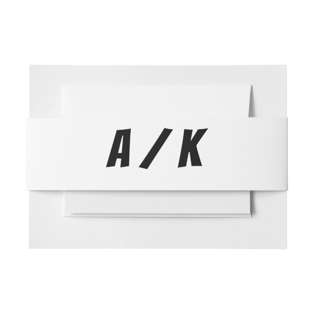 BELLY BAND INVITATION BELLY BAND (Front Example)