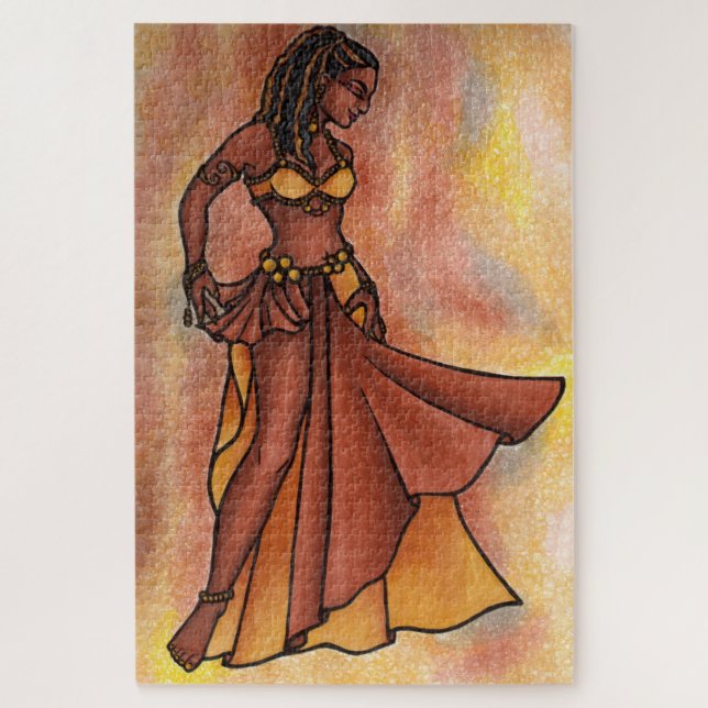 Belly Dance Goddess Jigsaw Puzzle (Vertical)