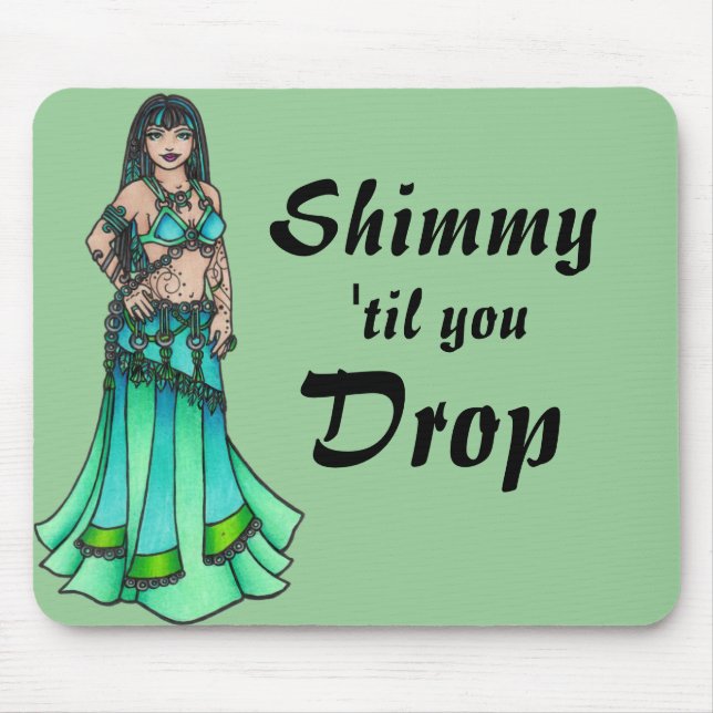 Belly Dancer art Mouse Pad (Front)