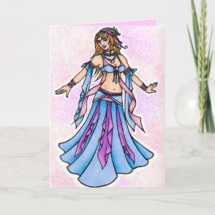 Belly Dancer Birthday Cards