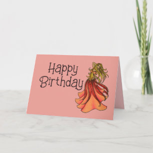 Belly Dancer Birthday Cards