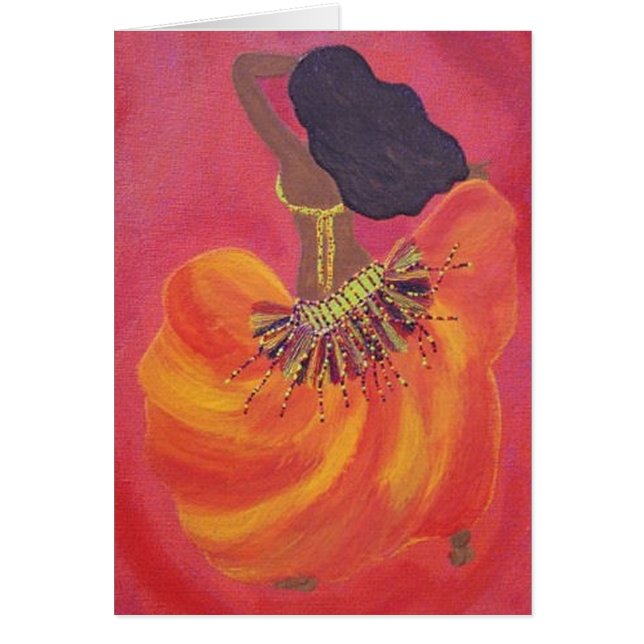 Belly Dancer Card (Front)
