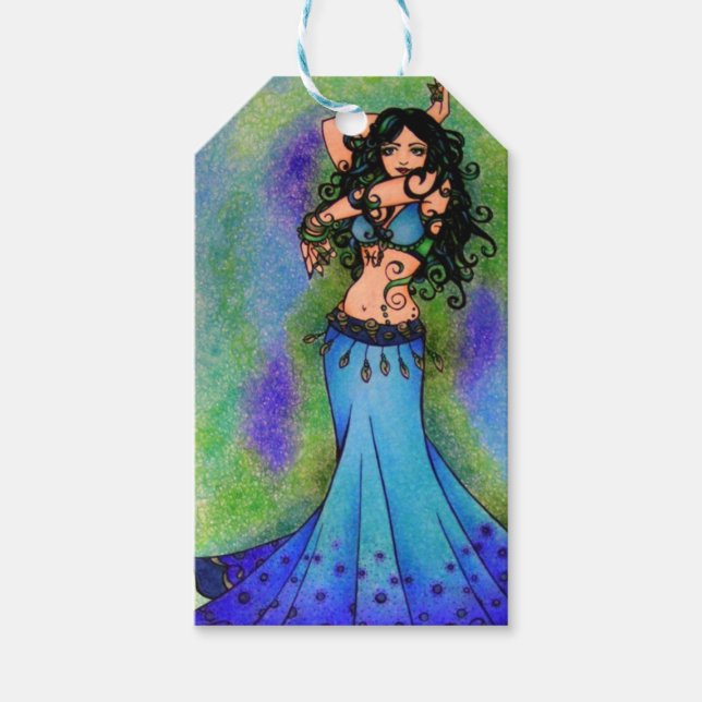 Belly Dancer Gift Tags (Front)