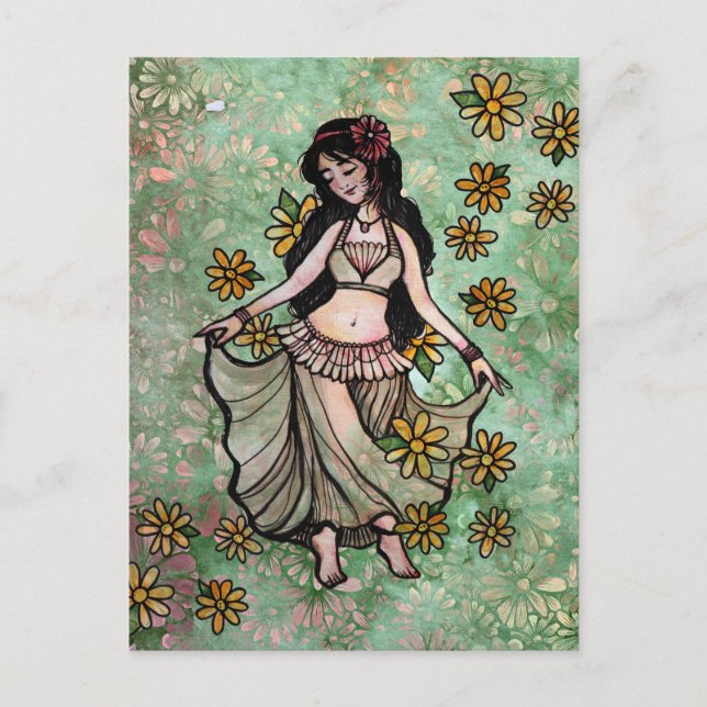 Belly Dancer Goddess                               Postcard (Front)