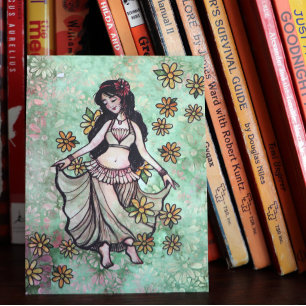 Belly Dancer Goddess Postcard